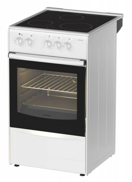 Плита Электрическая Darina 1B EC 331 606 W белый/черный стеклокерамика (без крышки)