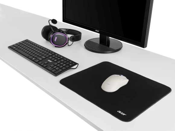 Мышь Acer OMR312 бежевый оптическая 3200dpi беспров. BT/Radio USB 5but (ZL.MCECC.037)