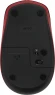 Мышь Logitech M190 черный/красный оптическая 1000dpi беспров. USB 2but (910-005908)