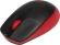 Мышь Logitech M190 черный/красный оптическая 1000dpi беспров. USB 2but (910-005908)