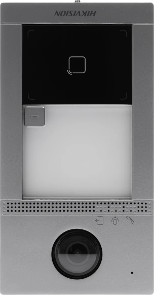 Видеопанель Hikvision DS-KV8113-WME1(C)/Flush цветной сигнал цвет панели: серебристый