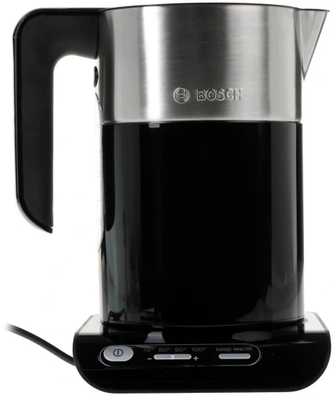 Чайник электрический Bosch TWK8613P 1.5л. 2400Вт черный/серебристый корпус: металл/пластик Чайник электрический Bosch TWK8613P 1.5л. 2400Вт черный/серебристый корпус: металл/пластик