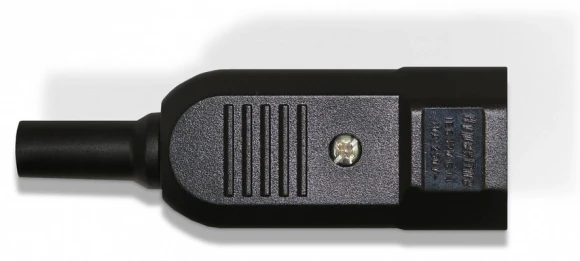 Вилка Hyperline CON-IEC320C14 черный Вилка Hyperline CON-IEC320C14 черный