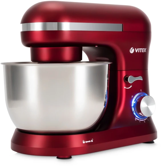 Миксер планетарный Vitek VT-PM0111 1500Вт вишневый Миксер планетарный Vitek VT-PM0111 1500Вт вишневый