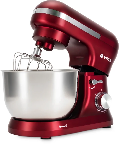 Миксер планетарный Vitek VT-PM0111 1500Вт вишневый Миксер планетарный Vitek VT-PM0111 1500Вт вишневый