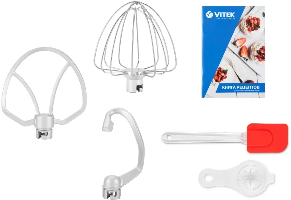 Миксер планетарный Vitek VT-PM0111 1500Вт вишневый Миксер планетарный Vitek VT-PM0111 1500Вт вишневый