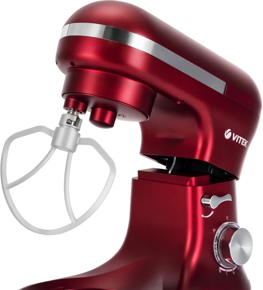 Миксер планетарный Vitek VT-PM0111 1500Вт вишневый Миксер планетарный Vitek VT-PM0111 1500Вт вишневый