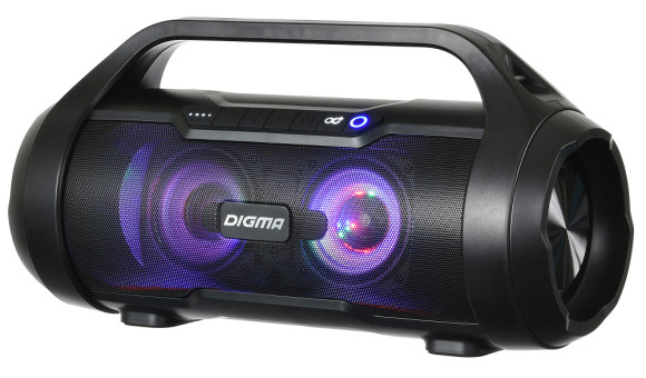 Колонка порт. Digma S-34 черный 25W 1.0 BT/USB 3000mAh (SP3425B)