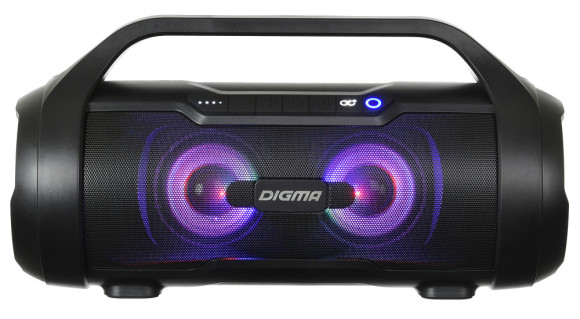 Колонка порт. Digma S-34 черный 25W 1.0 BT/USB 3000mAh (SP3425B)