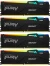 Память DDR5 4x32GB 5600MHz Kingston KF556C40BBAK4-128 Fury Beast Black RGB RTL Gaming PC5-44800 CL40 DIMM 288-pin 1.25В dual rank с радиатором Ret