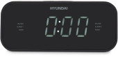 Радиобудильник Hyundai H-RCL221 черный LCD подсв:белая часы:цифровые FM Радиобудильник Hyundai H-RCL221 черный LCD подсв:белая часы:цифровые FM