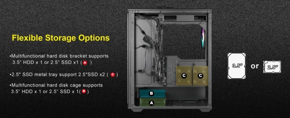 Корпус Azza Forest черный без БП ATX 4x120mm 4x140mm 2xUSB3.0 audio bott PSU Корпус Azza Forest черный без БП ATX 4x120mm 4x140mm 2xUSB3.0 audio bott PSU