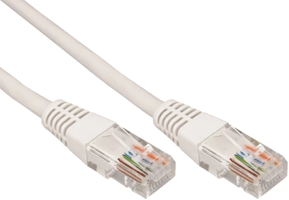 Патч-корд Rexant 18-1006 UTP RJ-45 вил.-вилка RJ-45 кат.5E 3м серый ПВХ