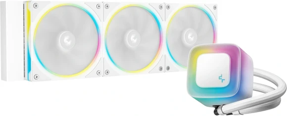 Система водяного охлаждения Deepcool LE360 PRO ARGB Soc-AM5/AM4/1200/1700/1851 черный 4-pin 19-33dB Al 300W 1817gr Ret (R-LE360PRO-BKAMMC-G-1) Система водяного охлаждения Deepcool LE360 PRO ARGB Soc-AM5/AM4/1200/1700/1851 черный 4-pin 19-33dB Al 300W 1817gr Ret (R-LE360PRO-BKAMMC-G-1)