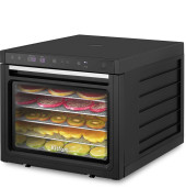 Сушка для фруктов и овощей Kitfort КТ-1962 6под. 1000Вт черный Сушка для фруктов и овощей Kitfort КТ-1962 6под. 1000Вт черный