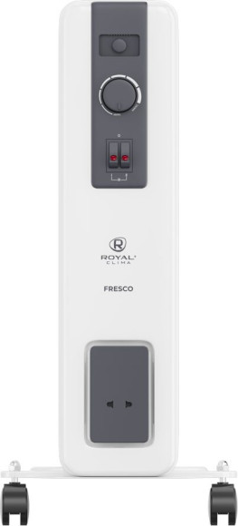 Радиатор масляный Royal Clima ROR-FR7-1500M 1500Вт белый/черный