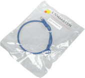 Патч-корд Lanmaster LAN-PC45/U5E-0.5-BL UTP RJ-45 вил.-вилка RJ-45 кат.5E 0.5м синий LSZH (уп.:1шт) Патч-корд Lanmaster LAN-PC45/U5E-0.5-BL UTP RJ-45 вил.-вилка RJ-45 кат.5E 0.5м синий LSZH (уп.:1шт)