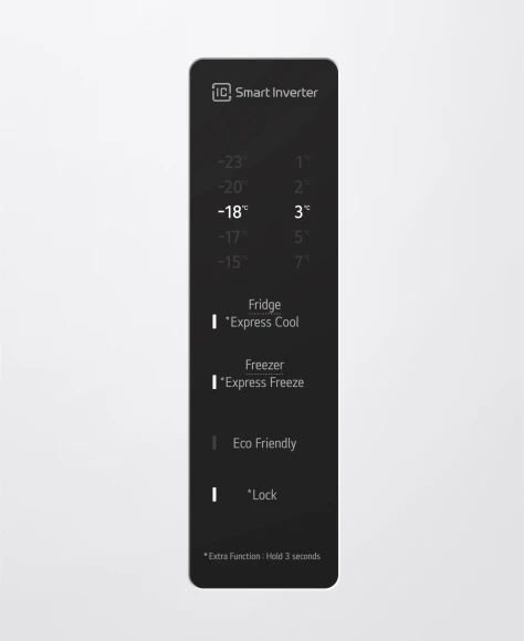 Холодильник LG GA-B509LQYL 2-хкамерн. белый/черный мат. инвертер