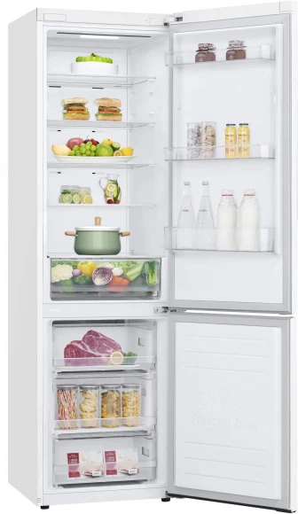 Холодильник LG GA-B509LQYL 2-хкамерн. белый/черный мат. инвертер