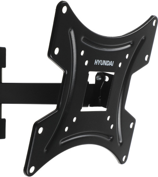 Кронштейн для телевизора Hyundai GL-N2 черный 20"-48" макс.15кг настенный поворотно-выдвижной и наклонный
