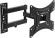 Кронштейн для телевизора Hyundai GL-N2 черный 20"-48" макс.15кг настенный поворотно-выдвижной и наклонный