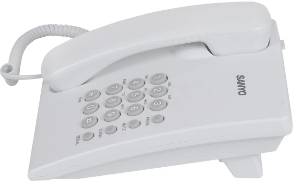 Телефон проводной Sanyo RA-S204W белый Телефон проводной Sanyo RA-S204W белый