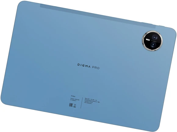 Планшет Digma Pro Eclipse T616 (2.0) 8C RAM8Gb ROM256Gb 11" In-Cell 1920x1200 4G Android 14 голубой 20Mpix 8Mpix BT WiFi microSD 1Tb 8000mAh 400hrs Планшет Digma Pro Eclipse T616 (2.0) 8C RAM8Gb ROM256Gb 11" In-Cell 1920x1200 4G Android 14 голубой 20Mpix 8Mpix BT WiFi microSD 1Tb 8000mAh 400hrs