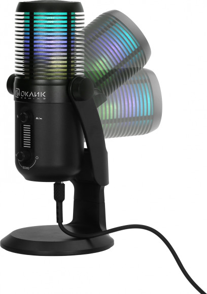Микрофон проводной Оклик SM-400G 2м черный Микрофон проводной Оклик SM-400G 2м черный