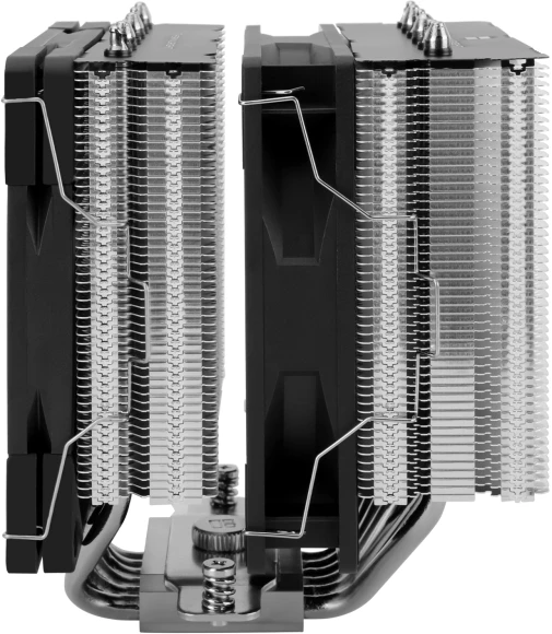 Устройство охлаждения(кулер) Thermalright Royal Knight 120 SE Soc-AM5/AM4/1200/1700/1851 серебристый/черный 4-pin 25.6dB Al+Cu Ret (RK120-SE)