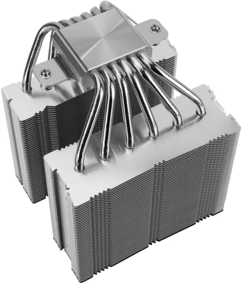 Устройство охлаждения(кулер) Thermalright Royal Knight 120 SE Soc-AM5/AM4/1200/1700/1851 серебристый/черный 4-pin 25.6dB Al+Cu Ret (RK120-SE)