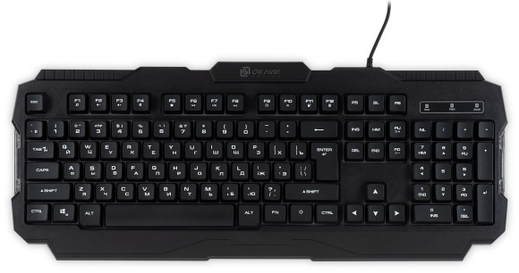 Клавиатура Оклик 757G HW2 черный USB for gamer (1790295) Клавиатура Оклик 757G HW2 черный USB for gamer (1790295)