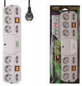 Сетевой фильтр Most TRG 5м (10 розеток) белый (коробка)