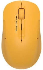 Мышь A4Tech Fstyler FG15CS Air2 желтый оптическая 1200dpi silent беспров. USB для ноутбука 3but Мышь A4Tech Fstyler FG15CS Air2 желтый оптическая 1200dpi silent беспров. USB для ноутбука 3but