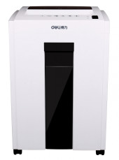 Шредер Deli 9953 белый (секр.P-5) фрагменты 8лист. 23лтр. скрепки скобы пл.карты CD Шредер Deli 9953 белый (секр.P-5) фрагменты 8лист. 23лтр. скрепки скобы пл.карты CD