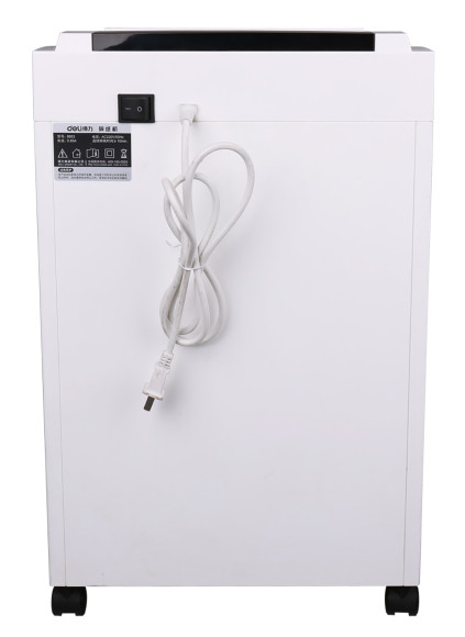 Шредер Deli 9953 белый (секр.P-5) фрагменты 8лист. 23лтр. скрепки скобы пл.карты CD Шредер Deli 9953 белый (секр.P-5) фрагменты 8лист. 23лтр. скрепки скобы пл.карты CD