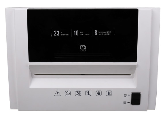 Шредер Deli 9953 белый (секр.P-5) фрагменты 8лист. 23лтр. скрепки скобы пл.карты CD Шредер Deli 9953 белый (секр.P-5) фрагменты 8лист. 23лтр. скрепки скобы пл.карты CD