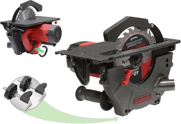 Циркулярная пила (дисковая) Парма 235Д 2200Вт (ручная) D диска.:235мм (02.004.00004)