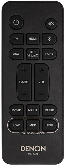 Саундбар Denon DHTS216BKE2 2.1 120Вт черный