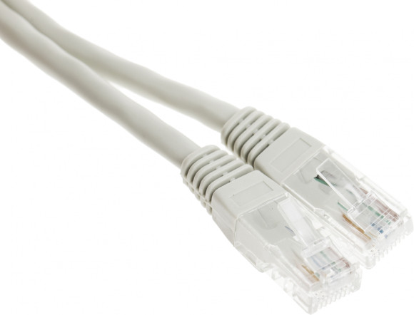 Патч-корд Premier PP6U-0.5M 10000Гбит/с UTP 4 пары cat.6 CCA molded 0.5м серый RJ-45 (m)-RJ-45 (m)