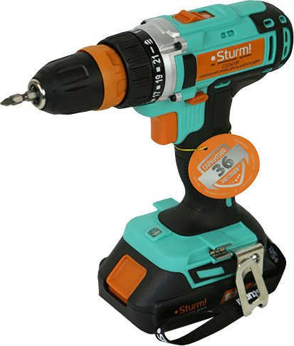 Шуруповерт Sturm! CD3618T аккум. патрон:быстрозажимной (кейс в комплекте) Шуруповерт Sturm! CD3618T аккум. патрон:быстрозажимной (кейс в комплекте)
