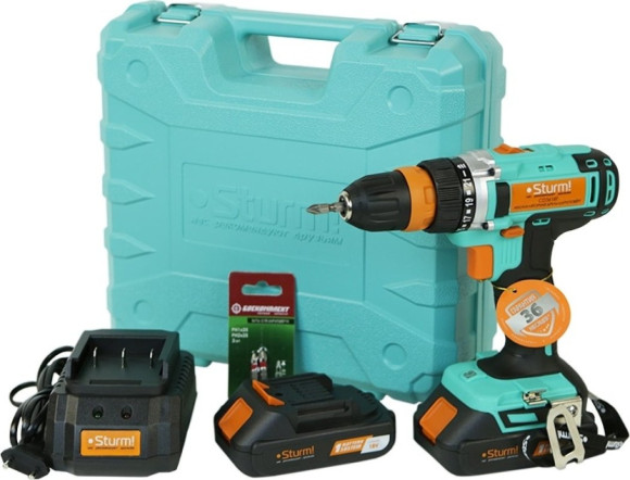 Шуруповерт Sturm! CD3618T аккум. патрон:быстрозажимной (кейс в комплекте) Шуруповерт Sturm! CD3618T аккум. патрон:быстрозажимной (кейс в комплекте)