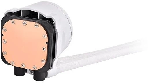 Система водяного охлаждения Thermaltake TH420 V2 Ultra EX Snow ARGB Soc-AM5/AM4/1200/1700/1851 белый 4-pin 30.7dB Al+Cu LCD Ret (CL-W428-PL14SW-A)