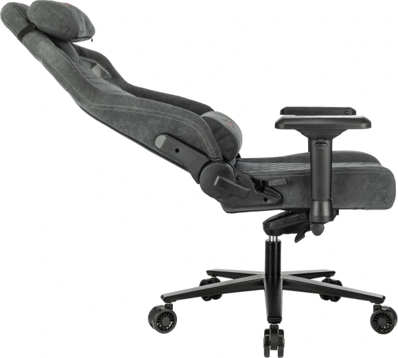 Кресло игровое A4Tech Bloody GC-660 серый Formula 968 искусственная замша с подголов. крестов. металл