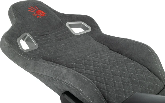 Кресло игровое A4Tech Bloody GC-660 серый Formula 968 искусственная замша с подголов. крестов. металл