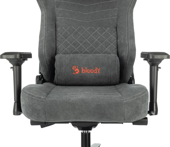 Кресло игровое A4Tech Bloody GC-660 серый Formula 968 искусственная замша с подголов. крестов. металл