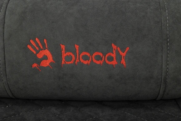 Кресло игровое A4Tech Bloody GC-660 серый Formula 968 искусственная замша с подголов. крестов. металл