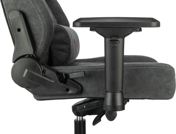 Кресло игровое A4Tech Bloody GC-660 серый Formula 968 искусственная замша с подголов. крестов. металл