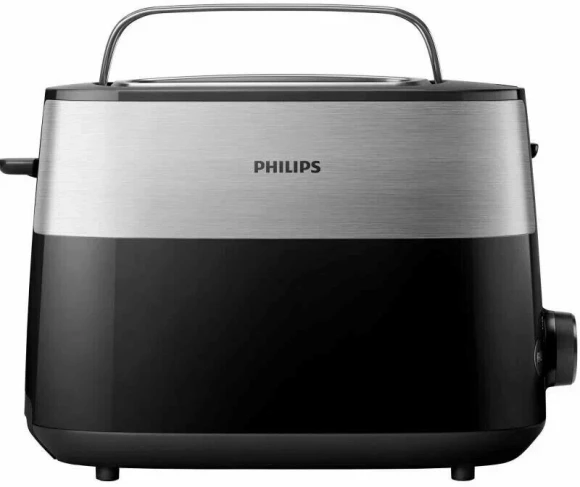 Тостер Philips HD2517/90 830Вт черный/серебристый