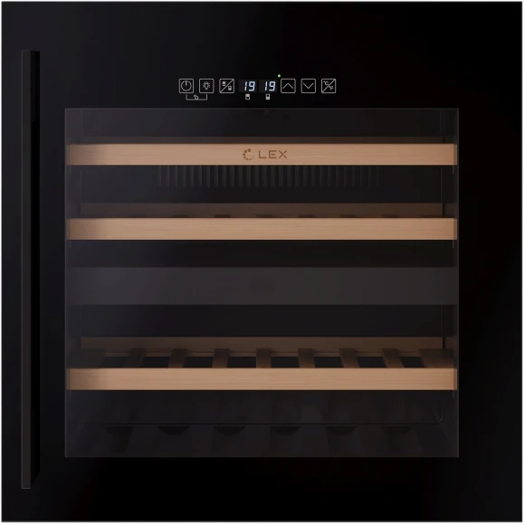 Винный шкаф Lex LWD6036BL dual zone S 1-нокамерн. черный стекло (CHAT500009) Винный шкаф Lex LWD6036BL dual zone S 1-нокамерн. черный стекло (CHAT500009)
