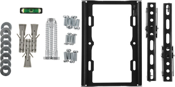 Кронштейн для телевизора Hyundai GL-T1 черный 15"-48" макс.25кг настенный наклон